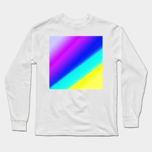 white yellow pink blue abstract texture Long Sleeve T-Shirt